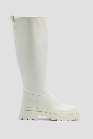 Off White High Chunky Boots