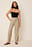 High Waist Ankle Suit Trousers