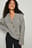 Knitted Asymmetric Ribbed Cardigan