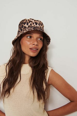 Leopard Leo Organic Bucket Hat