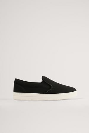 Black Slip In Sneakers