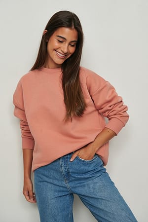 Dusty Dark Pink Oversize sweatshirt
