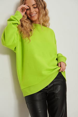 Lime Oversize sweatshirt