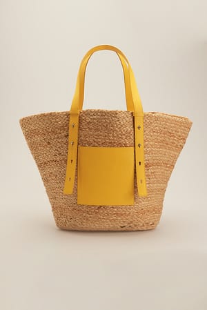 Natural/Yellow Väska