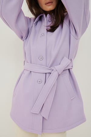 Light Purple Puhvihihainen takki
