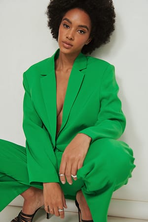 Strong Green Recycled oversize blazer