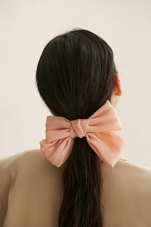 Light Pink Shimmery Hair Bow