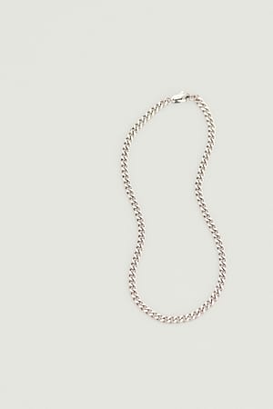 Silver Silver Plated Chain Anklet