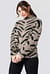 Hairy Zebra Knitted Sweater