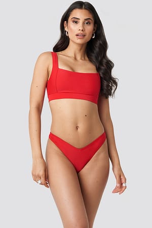 Red V-formet bikiniunderdel