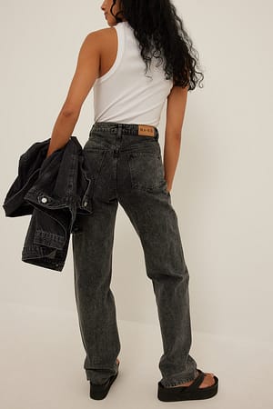 Vintage Grey Ekologiska jeans med V-midja