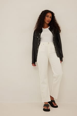 Offwhite Jeans cropped wide leg