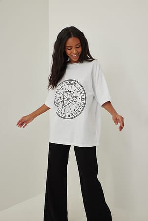 White T-shirt Zodíaco