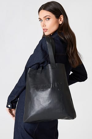 Black Pitou Shopper Bag
