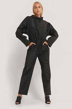Track Jumpsuit Outfit.