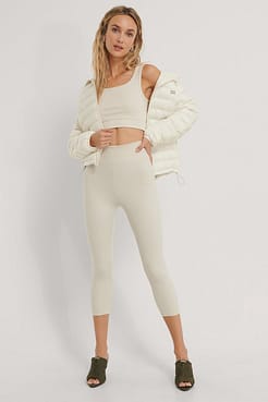 Pandora Packable Jacket White Outfit.
