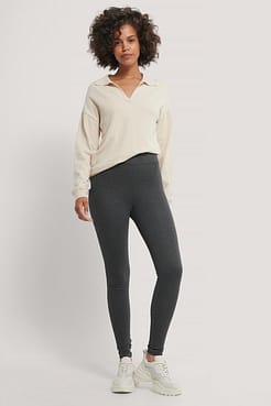 High Waist Compression Tights Outfit.