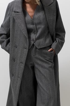 Grey Multi Kostymväst