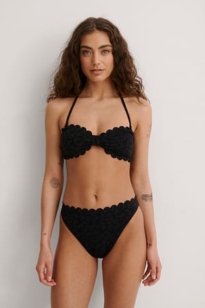 Black Braguita De Bikini