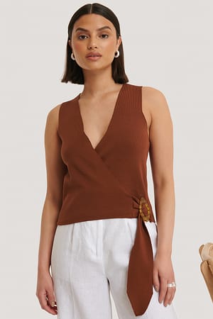 Brown Ally Top