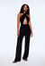 Twisted Front Jersey Jumpsuit