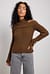 Gerippter Strickpullover Two-In-One